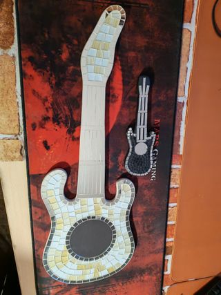 Espejo Guitarra Mosaico Decorativo Pared x2