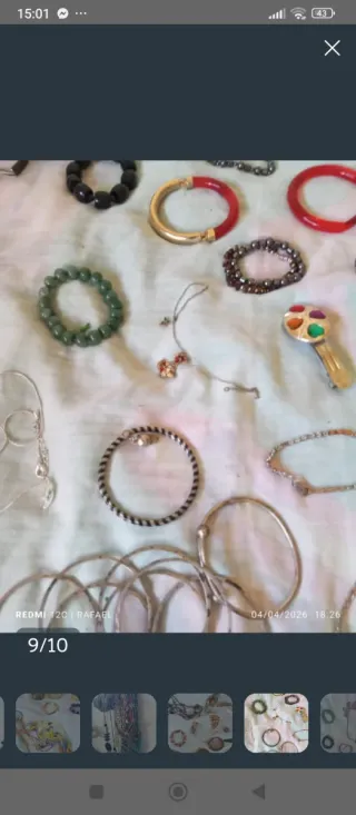 50 Jollerias variados mujer Collar y pulsera años