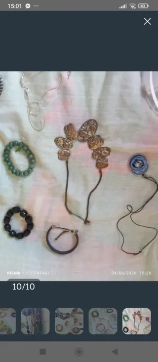 50 Jollerias variados mujer Collar y pulsera años