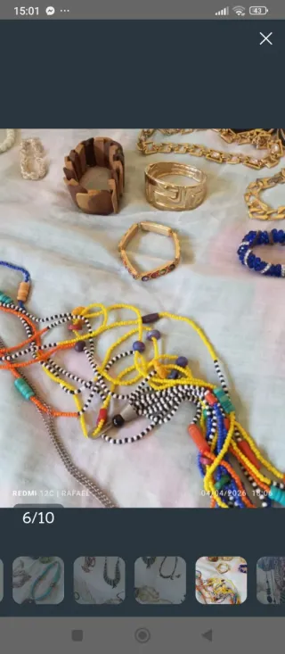 50 Jollerias variados mujer Collar y pulsera años