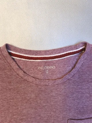 T-shirt Inextenso Vermelho Mesclado