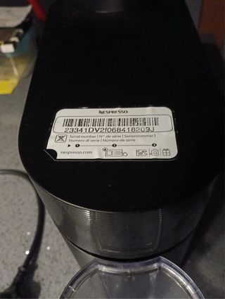 Macchina da caffè Nespresso nera