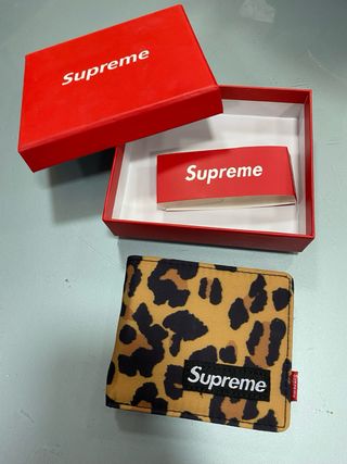 Portafoglio Supreme leopardato