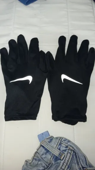 Conjunto Nike: Guantes y Mascarilla refletantes  O