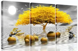 Tela su Tela 3 Pezzi 30x40