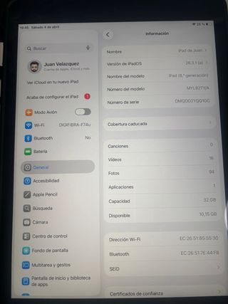 Apple iPad Mini Argento