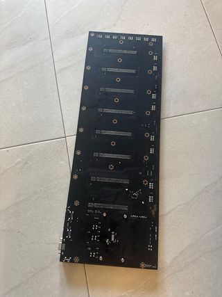 Placa Minería BTC-D37 8 GPU + CPU + RAM