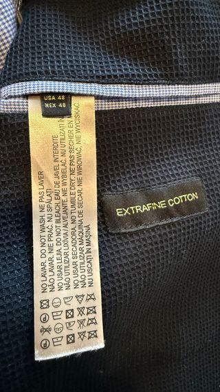 Americana Massimo Dutti Azul Marino