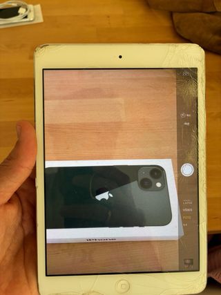 iPad Mini 1 Plata/Blanco