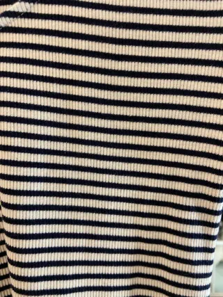 Camiseta cropped de rayas