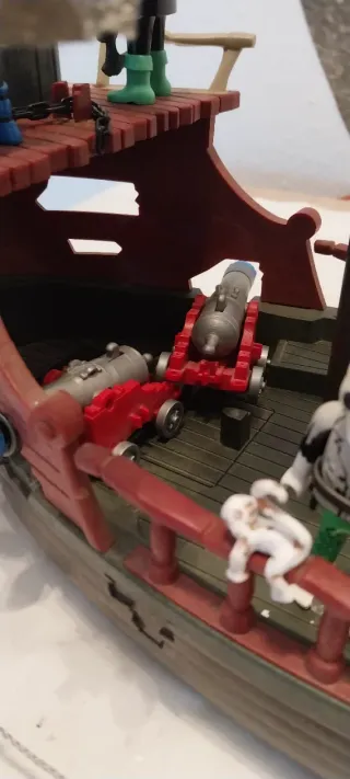 Playmobil,barco fantasma,lote,barco,piratas,isla