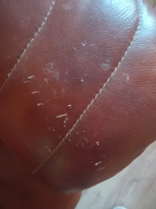 Sofá de 3 plazas de cuero