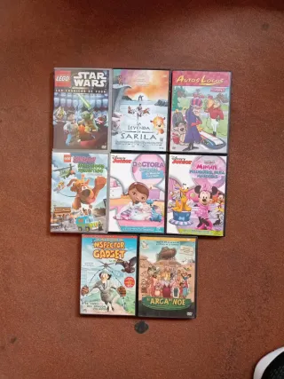 Lote 8 Películas DVD Infantiles y Familiares