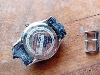 Orologio K&Bros Argento e Nero