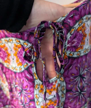 Vestido estampado verano talla única