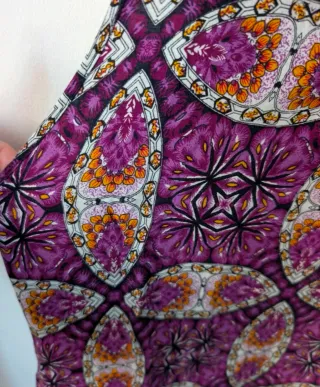 Vestido estampado verano talla única