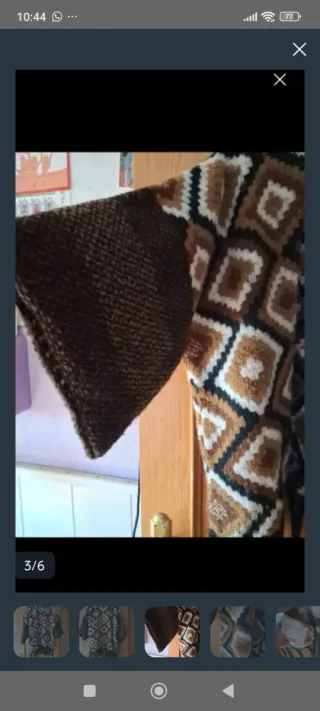 Poncho Étnico Talla Única