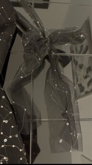 Vestido fiesta escote corazón lentejuelas