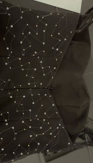 Vestido fiesta escote corazón lentejuelas