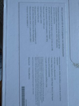 Imac 21” Finales 2015