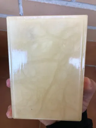 Joyero antiguo mármol floral