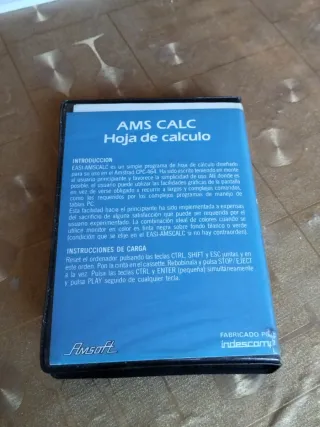 Amsoft AMS CALC Hoja de calculo Amstrad