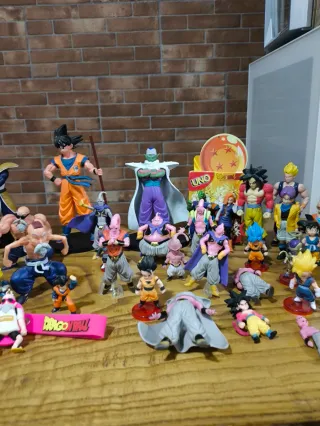 Lote Figuras Dragon Ball y Mario Bros