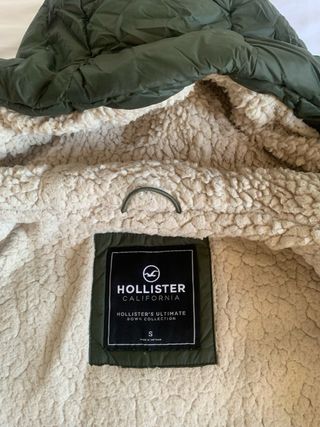 Chaqueta Hollister Verde Talla S