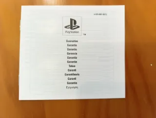 Manual PlayStation 1 SCPH-7502