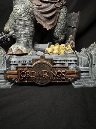 Diorama Legolas y Troll Cavernas