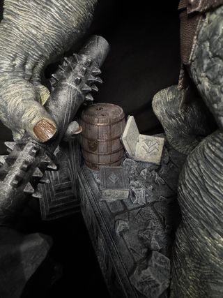 Diorama Legolas y Troll Cavernas