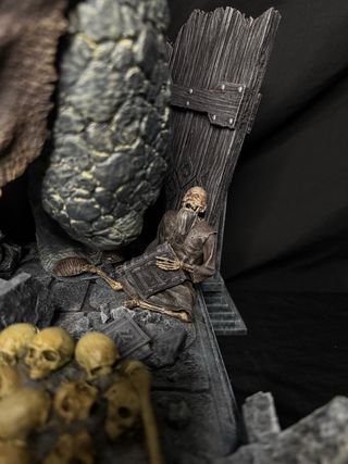 Diorama Legolas y Troll Cavernas