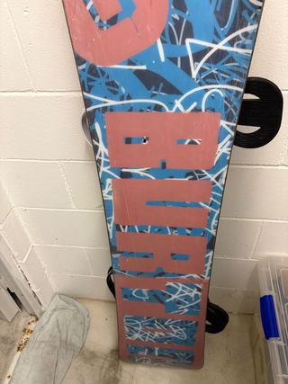 Tabla de Snowboard Burton con Fijaciones