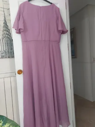 Conjunto Kaftan y Pantalón Palazzo Morado
