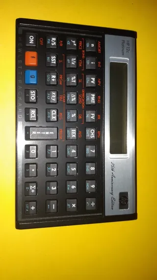 Calculadora Financiera HP 12C 25th anniversary
