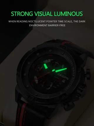 Reloj AKDPN Hombre Azul y Dorado