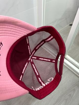 Gorra Satenier Trucker Rosa y Morado