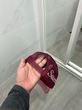 Gorra Satenier Trucker Rosa y Morado