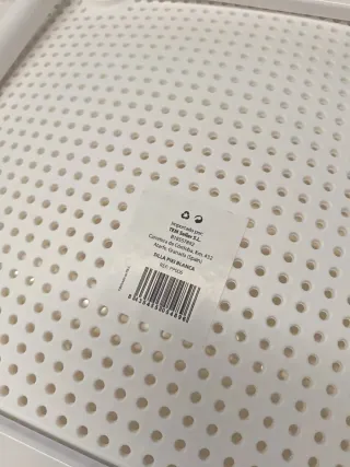 4 Sedie Bianche in Metallo e Plastica