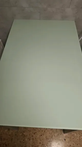 Mesa de cocina cristal extensible 110x70