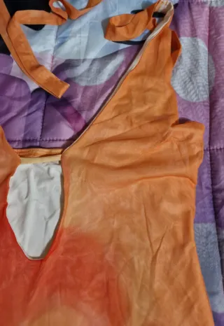 Vestito donna estivo arancione