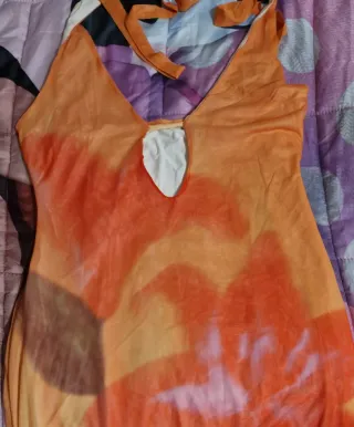Vestito donna estivo arancione