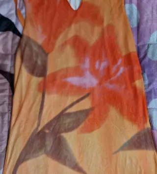Vestito donna estivo arancione