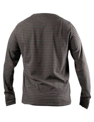 Camiseta Tommy Hilfiger Rayas Marrón/Gris Talla S