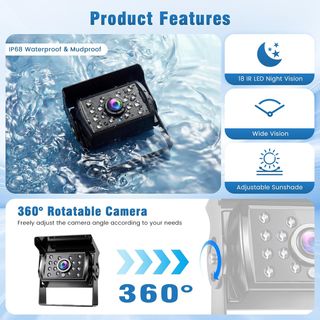 Pantalla 7" con 2 cámaras NUEVA