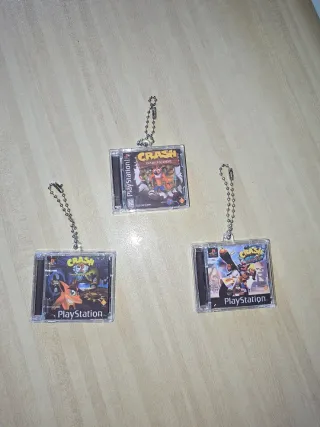 Portachiavi Mini CD PlayStation Crash Bandicoot