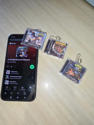 Portachiavi Mini CD PlayStation Crash Bandicoot
