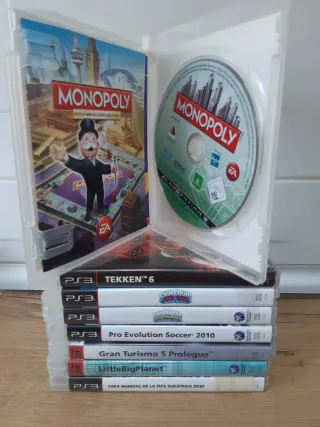 Lote de juegos y mandos de ps3