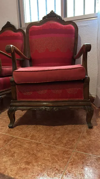 Pareja de sillones vintage-antiguos