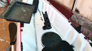 Kayak de pesca con motor